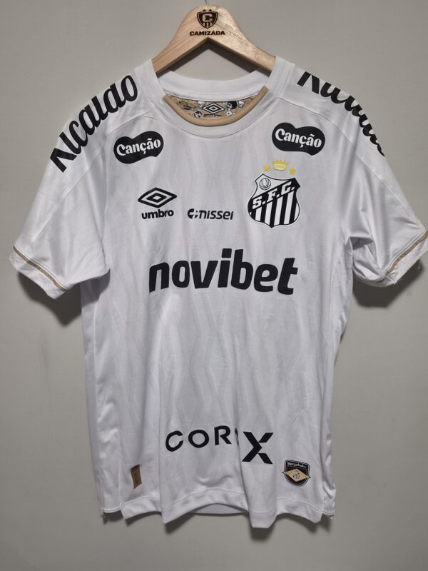 Camisa Santos 2026 de jogo usada pelo Gabigol